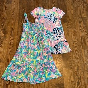 2 Lilly Pulitzer dresses medium 6-7